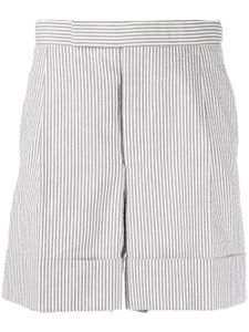 Thom Browne short à rayures - Gris