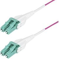 StarTech.com 7m LC naar LC (UPC) OM4 Multimode Glasvezel Netwerkkabel, Erika Violet, 50/125µm, 40G/1