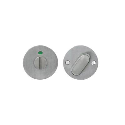 P&E P+E Rozet toilet-/badkamersluiting rond ø55x2mm met 8mm stift rvs geborsteld