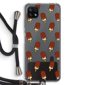 Yummy: Samsung Galaxy A22 5G Transparant Hoesje met koord