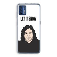 Let It Snow: Motorola Moto G9 Plus Transparant Hoesje