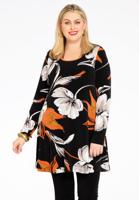 Yoek Tuniek wide bottom CAMELLIA | Zwart | Maat 54/56