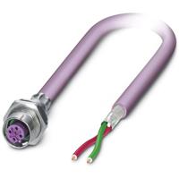 Phoenix Contact 1534384 Sensor/actuator inbouwconnector M12 Aantal polen (sensoren): 2 Bus, inbouw 0.50 m 1 stuk(s) - thumbnail