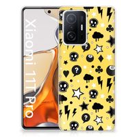 Silicone Back Case Xiaomi 11T | 11T Pro Punk Geel - thumbnail