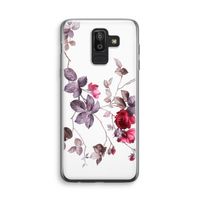 Mooie bloemen: Samsung Galaxy J8 (2018) Transparant Hoesje