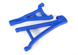 Suspension arms, blue, front (left), heavy duty (upper (1)/ lower (1) (TRX-8632X)