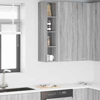 Hangkast Riga Grijs Sonoma 20 x 29,5 x 100 cm Bewerkt hout Hangkast Riga Grijs Sonoma 20 x 29,5 x 100 cm Bewerkt hout