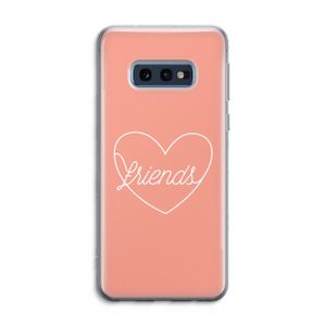 Friends heart: Samsung Galaxy S10e Transparant Hoesje