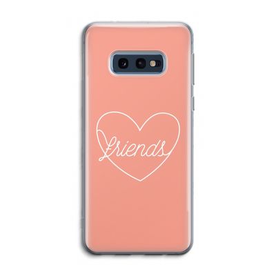 Friends heart: Samsung Galaxy S10e Transparant Hoesje