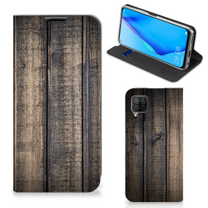 Huawei P40 Lite Book Wallet Case Steigerhout