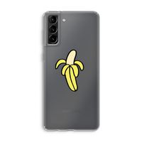 Banana: Samsung Galaxy S21 Plus Transparant Hoesje