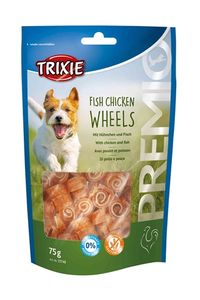 TRIXIE 31748 lekkernij voor honden & katten Hond Snacks Kip, Zalm 75 g