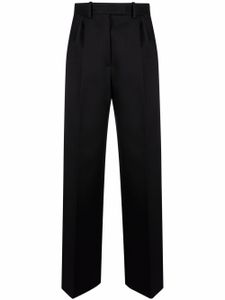 FENDI pantalon ample à taille haute - Noir