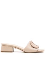 Dee Ocleppo mules Dizzy 35 mm en cuir - Tons neutres - thumbnail