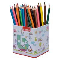 Bruynzeel super kleurpotloden blik met 60 kleuren