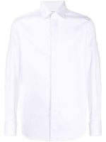 Xacus chemise ajustée à boutonnière dissimulée - Blanc