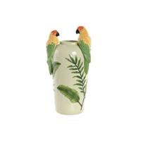 Vaas Home ESPRIT Geel Groen Keramisch Tropisch 21 x 21 x 24 cm
