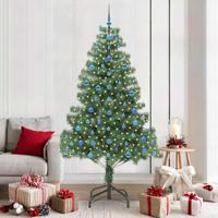 VidaXL Kerstboom met 300 led met standaard groen 210 cm pvc