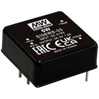 Mean Well SI06W8-24 DC/DC-converter, print 48 V/AC 24 V 0.25 A 6 W Aantal uitgangen: 1 x Inhoud 1 stuk(s)