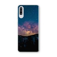 Travel to space: Samsung Galaxy A70 Transparant Hoesje