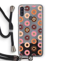 Donuts: Samsung Galaxy A11 Transparant Hoesje met koord