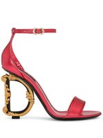 Dolce & Gabbana sandales Baroque DG 105 mm en cuir - Rouge