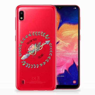 Samsung Galaxy A10 Telefoonhoesje met Naam Boho Dreams Samsung Galaxy A10 Telefoonhoesje met Naam Boho Dreams
