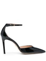 Stuart Weitzman escarpins en cuir à bout pointu 100 mm - Noir