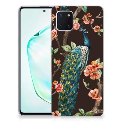 Samsung Galaxy Note 10 Lite | TPU Hoesje | Pauw met Bloemen