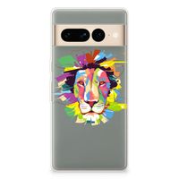 Google Pixel 7 Pro Telefoonhoesje met Naam Lion Color - thumbnail