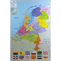 Poster Nederland/Holland topografie thema 61 x 91 cm - Posters - thumbnail