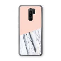 A touch of peach: Xiaomi Redmi 9 Transparant Hoesje
