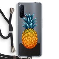 Grote ananas: OnePlus Nord CE 5G Transparant Hoesje met koord