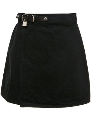 JW Anderson jupe à détail de cadenas - Noir