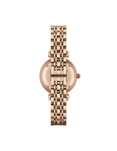 Emporio Emporio Armani dameshorloge met retro parelmoer rosgoud AR1909