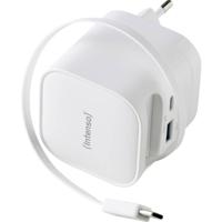 Intenso Intenso Power Adapter W65ACIC GaN white USB-oplader 65 W 1x USB-C Wit Thuis
