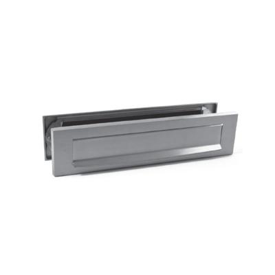 Mariani Briefplaat Combinatie Rechthoek Mat Chroom - 91182017