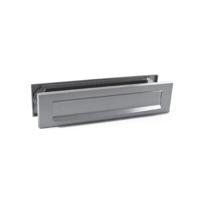Mariani Briefplaat Combinatie Rechthoek Mat Chroom - 91182017