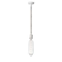 Home sweet home hanglamp Leonardo wit Tube - helder