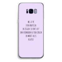 Relatief: Samsung Galaxy S8 Plus Transparant Hoesje Relatief: Samsung Galaxy S8 Plus Transparant Hoesje