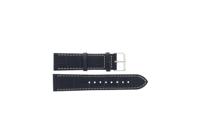 Horlogeband Universeel 808.05.20 Leder Blauw 20mm