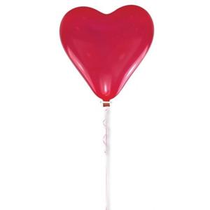 Groot XL hart ballon - rood - 60 cm - Valentijnsdag/liefde/huwelijk