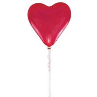 Groot XL hart ballon - rood - 60 cm - Valentijnsdag/liefde/huwelijk