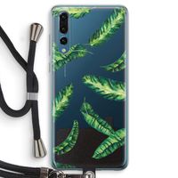 Lange bladeren: Huawei P20 Pro Transparant Hoesje met koord