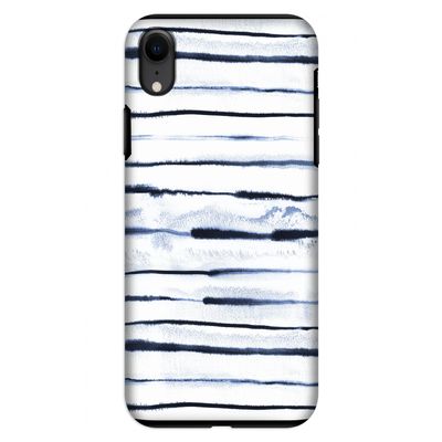 Ink Stripes: iPhone XR Tough Case