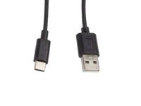 LANBERG KABEL USB 2.0 TYPE-C(M)-AM 1M, ZWART