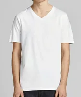 2-pack heren ondershirts V-hals - katoenen mannen T-shirts - Basic Slim fit