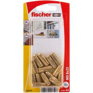 Fischer MS 6 x 22 K NV Messingplug 22 mm 532737 1 set(s)