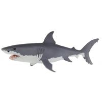 Safari LTD Speelgoed Witte haai - 4 x 13 cm - kunststof - speelfiguur - zeedieren