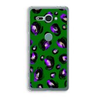 Green Cheetah: Sony Xperia XZ2 Compact Transparant Hoesje